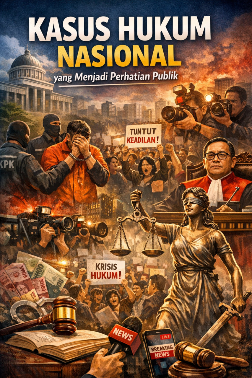 Kasus Hukum Nasional yang Menjadi Perhatian Publik
