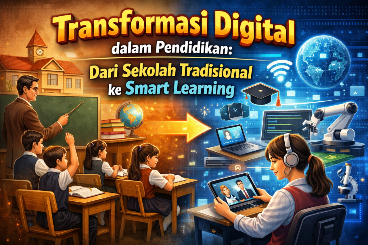 Transformasi Digital dalam Pendidikan: Dari Sekolah Tradisional ke Smart Learning