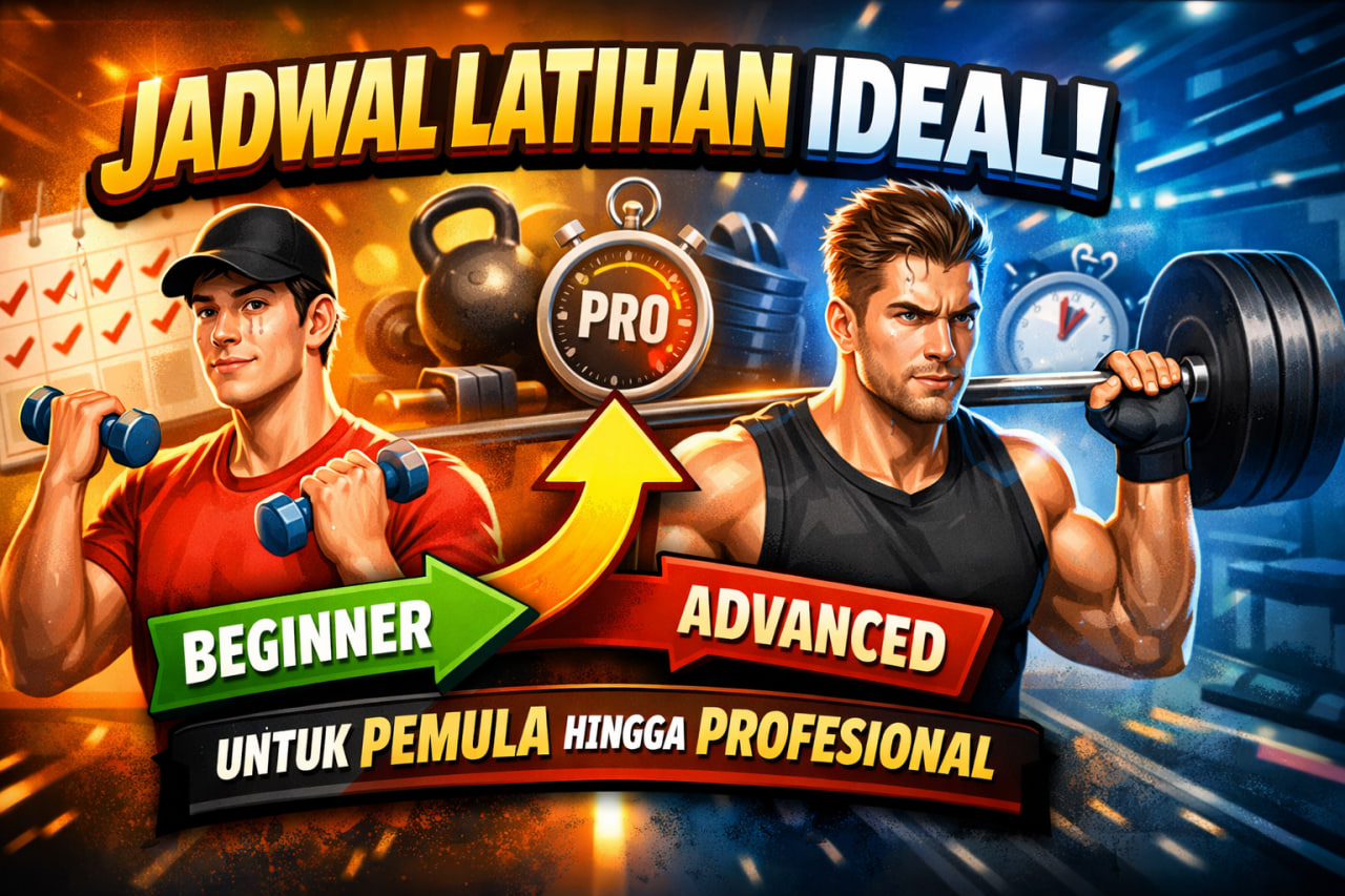 Jadwal Latihan Ideal untuk Pemula hingga Profesional: Panduan Lengkap Agar Tetap Fit dan Efektif