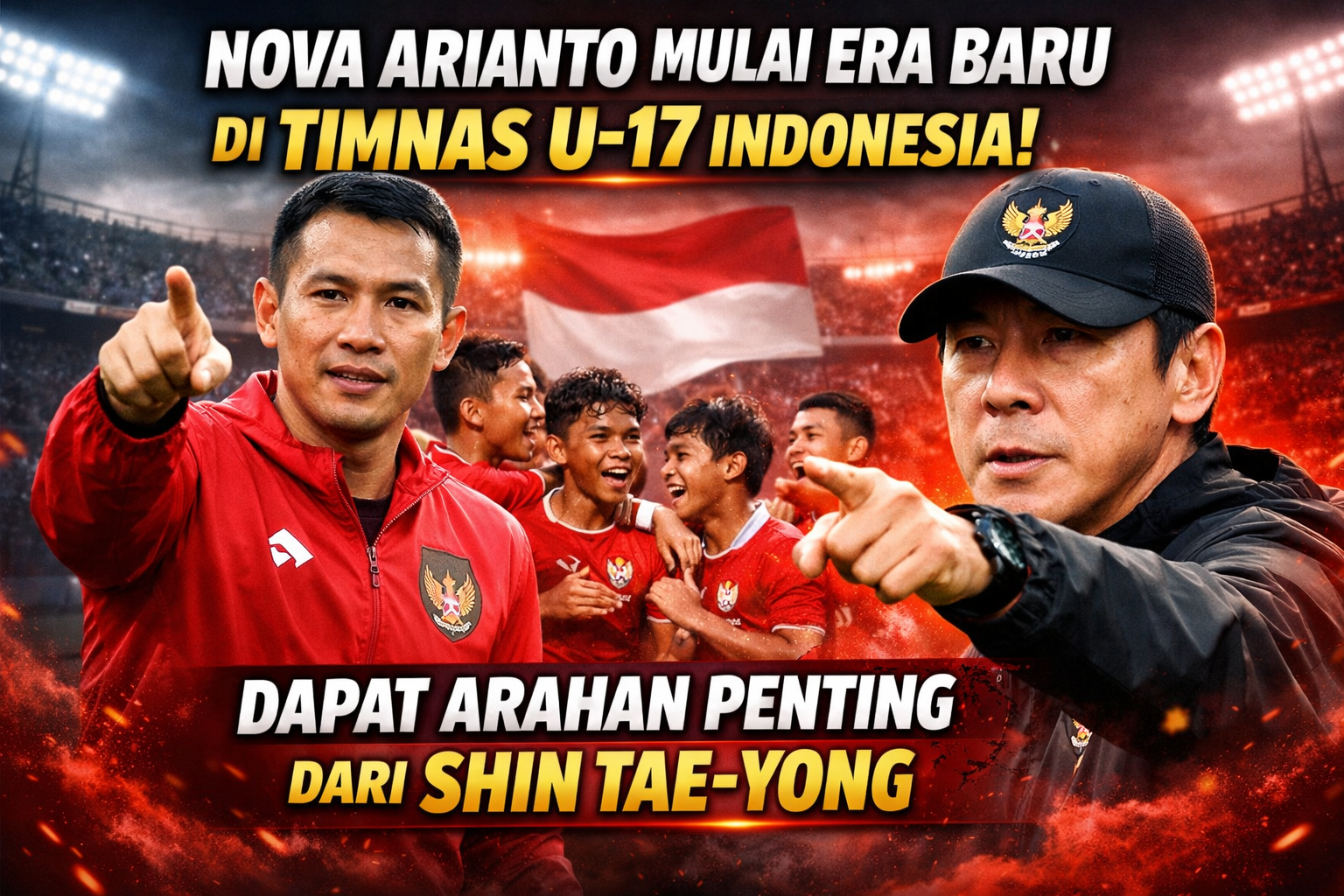 Nova Arianto Mulai Era Baru di Timnas U-17 Indonesia, Dapat Arahan Penting dari Shin Tae-yong
