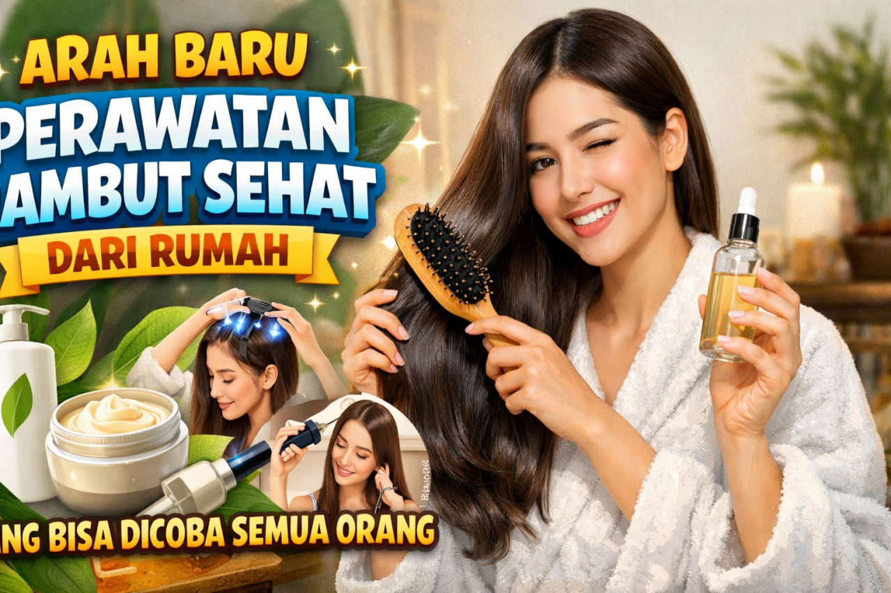 Arah Baru Perawatan Rambut Sehat dari Rumah yang Bisa Dicoba Semua Orang