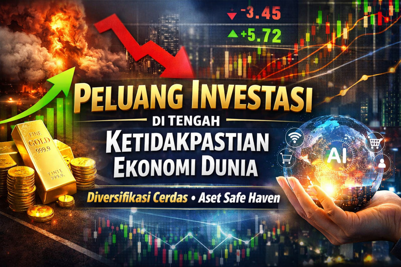 Peluang Investasi di Tengah Ketidakpastian Ekonomi Dunia: Strategi Aman dan Cerdas bagi Investor