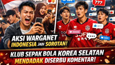 Aksi Warganet Indonesia Jadi Sorotan, Klub Sepak Bola Korea Selatan Mendadak Diserbu Komentar