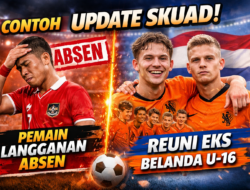 Update Skuad: Pemain Langganan Absen dan Reuni Eks Belanda U-16 di Timnas Indonesia