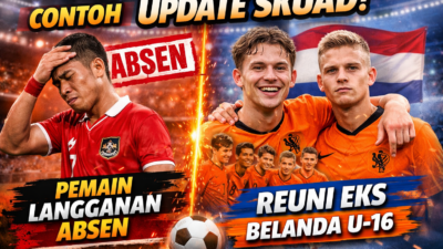 Update Skuad: Pemain Langganan Absen dan Reuni Eks Belanda U-16 di Timnas Indonesia