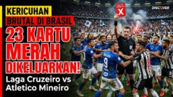 Kericuhan Brutal di Brasil: 23 Kartu Merah Dikeluarkan dalam Laga Cruzeiro vs Atletico Mineiro