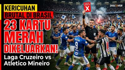 Kericuhan Brutal di Brasil: 23 Kartu Merah Dikeluarkan dalam Laga Cruzeiro vs Atletico Mineiro