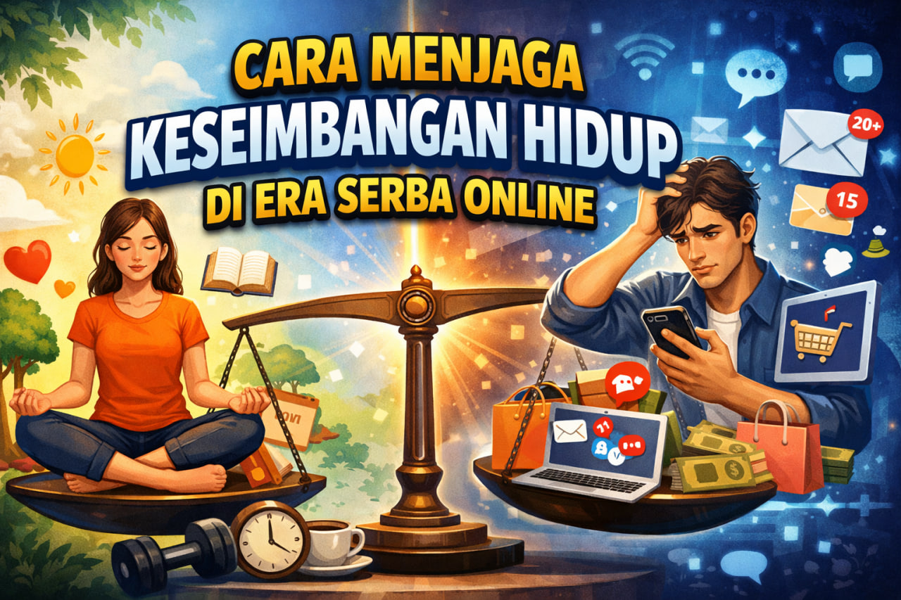 Arah Baru Cara Menjaga Keseimbangan Hidup di Era Serba Online