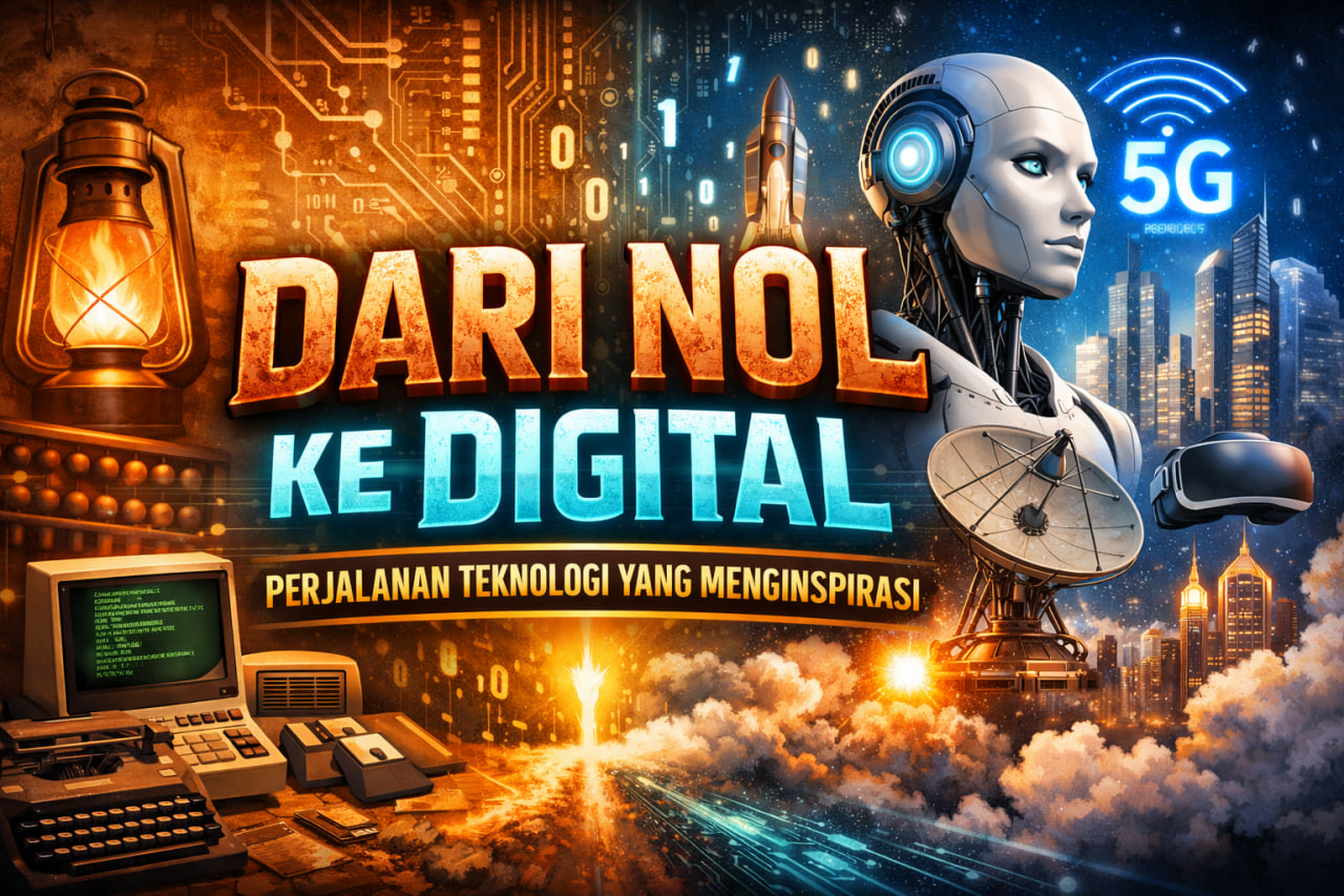 Dari Nol ke Digital: Perjalanan Teknologi yang Menginspirasi