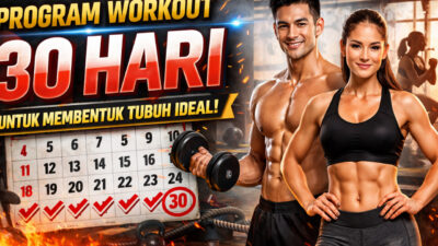 Program Workout 30 Hari untuk Membentuk Tubuh Ideal: Panduan Lengkap untuk Pemula hingga Menengah Program Workout 30 Hari untuk Membentuk Tubuh Ideal: Panduan Lengkap untuk Pemula hingga Menengah