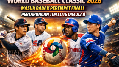World Baseball Classic 2026 Masuk Babak Perempat Final, Pertarungan Tim Elite Dimulai