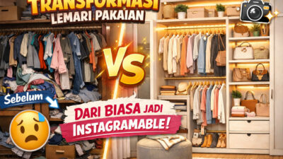 Transformasi Lemari Pakaian: Dari Biasa Jadi Instagramable