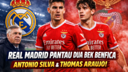 Real Madrid Pantau Dua Bek Benfica, Antonio Silva dan Thomas Araujo