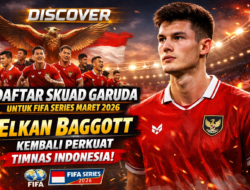 Daftar Skuad Garuda untuk FIFA Series Maret 2026: Elkan Baggott Kembali Perkuat Timnas Indonesia