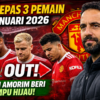 MU Lepas 3 Pemain di Januari 2026, Ruben Amorim Beri Lampu Hijau